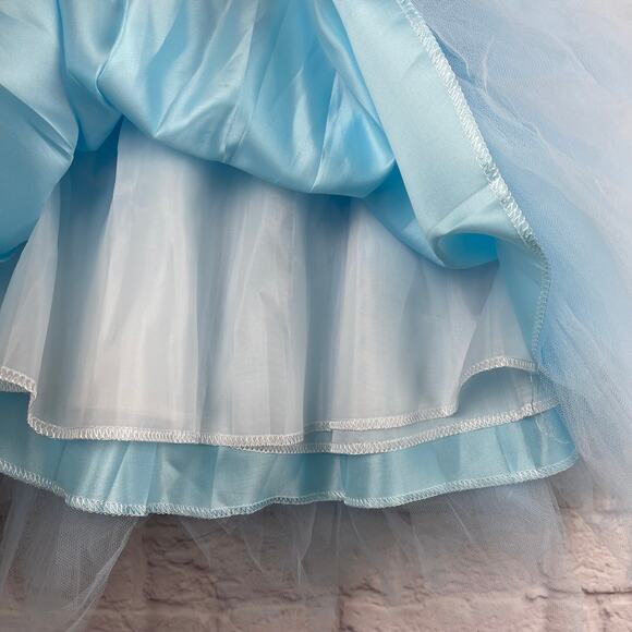 K1030  Light blue tutu skirt no size tag - Picture 2 of 5